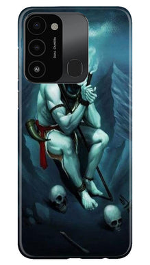 Lord Shiva Mahakal2 Mobile Back Case for Tecno Spark 8C (Design - 98)