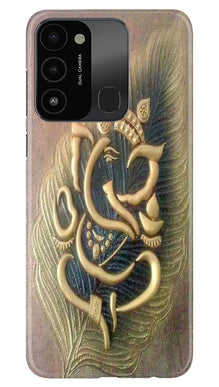 Lord Ganesha Mobile Back Case for Tecno Spark 8C (Design - 100)