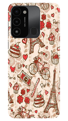 Love Paris Case for Tecno Spark 8C(Design - 103)
