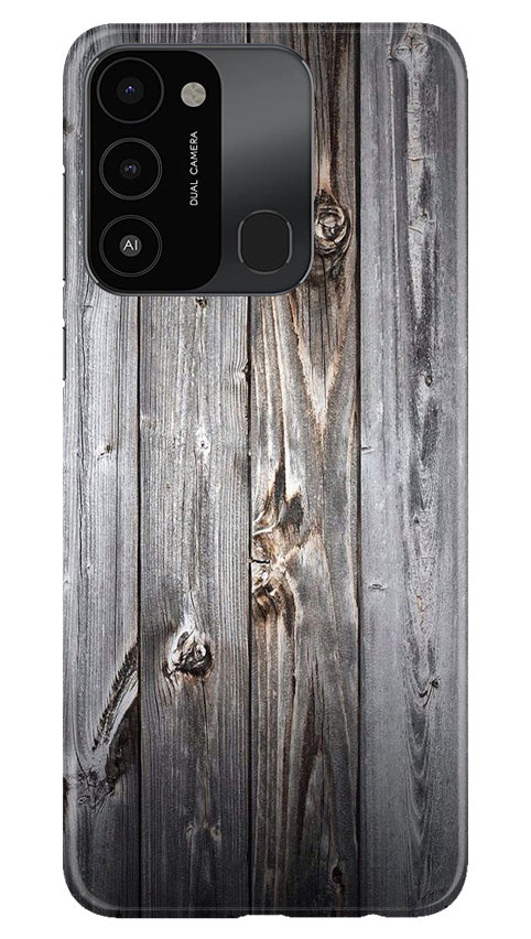Wooden Look Case for Tecno Spark 8C  (Design - 114)