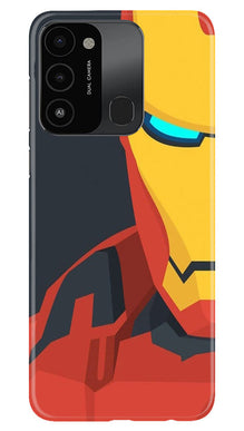Iron Man Superhero Mobile Back Case for Tecno Spark 8C  (Design - 120)