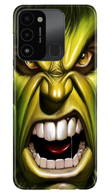 Hulk Superhero Mobile Back Case for Tecno Spark 8C  (Design - 121)