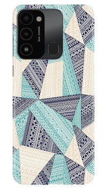 Desingner Pattern Mobile Back Case for Tecno Spark 8C  (Design - 123)