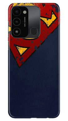 Superman Superhero Mobile Back Case for Tecno Spark 8C  (Design - 125)