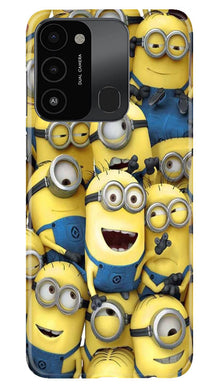 Minions Mobile Back Case for Tecno Spark 8C  (Design - 127)