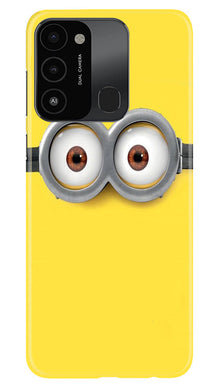 Minions Mobile Back Case for Tecno Spark 8C  (Design - 128)