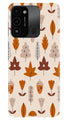 Leaf Pattern Art Case for Tecno Spark 8C  (Design - 132)