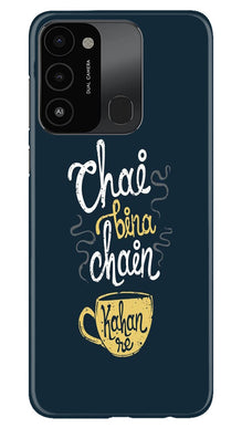 Chai Bina Chain Kahan Mobile Back Case for Tecno Spark 8C  (Design - 144)
