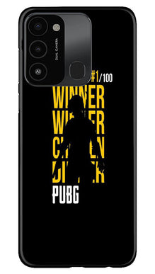 Pubg Winner Winner Mobile Back Case for Tecno Spark 8C  (Design - 146)