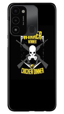 Winner Winner Chicken Dinner Mobile Back Case for Tecno Spark 8C  (Design - 147)
