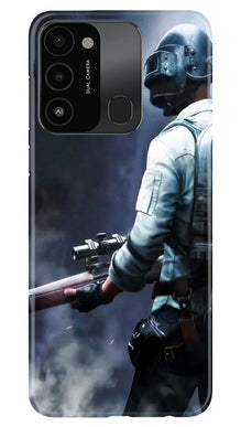 Pubg Mobile Back Case for Tecno Spark 8C  (Design - 148)