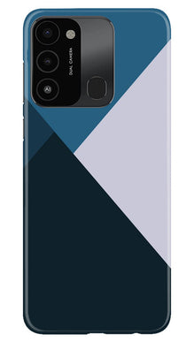 Blue Shades Mobile Back Case for Tecno Spark 8C (Design - 157)