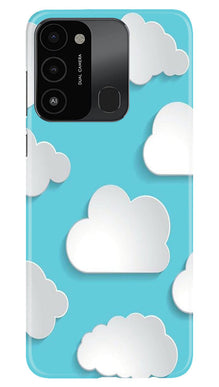 Clouds Mobile Back Case for Tecno Spark 8C (Design - 179)