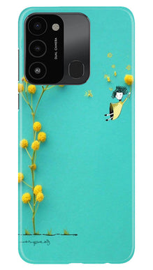 Pink Pattern Mobile Back Case for Tecno Spark 8C (Design - 184)