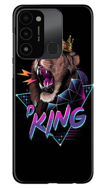 Colorful Square Mobile Back Case for Tecno Spark 8C (Design - 187)