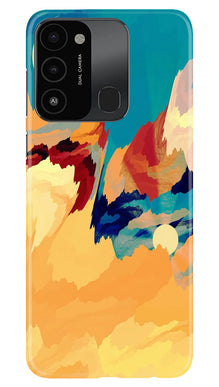 Modern Art Mobile Back Case for Tecno Spark 8C (Design - 204)