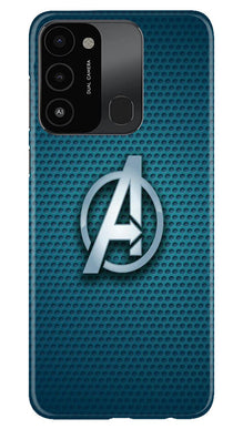 Ironman Captain America Mobile Back Case for Tecno Spark 8C (Design - 214)