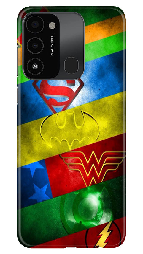 Captain America Shield Case for Tecno Spark 8C (Design No. 219)
