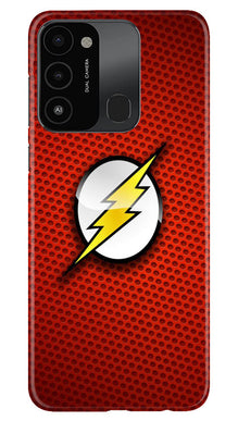 Superheros Logo Mobile Back Case for Tecno Spark 8C (Design - 220)