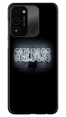 Girl Power Mobile Back Case for Tecno Spark 8C (Design - 236)