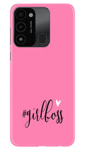 Girl Boss Black Case for Tecno Spark 8C (Design No. 237)