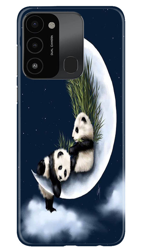 Panda Bear Mobile Back Case for Tecno Spark 8C (Design - 279)