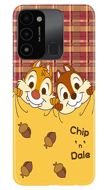 Chip n Dale Mobile Back Case for Tecno Spark 8C (Design - 302)