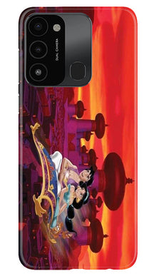 Aladdin Mobile Back Case for Tecno Spark 8C (Design - 305)