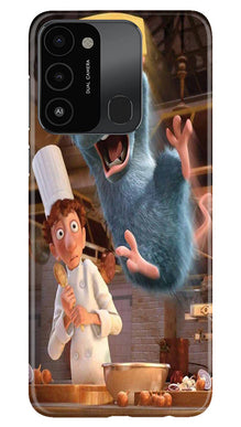 Ratatouille Mobile Back Case for Tecno Spark 8C (Design - 307)