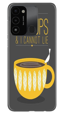 Big Cups Coffee Mobile Back Case for Tecno Spark 8C (Design - 312)