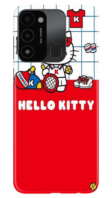Hello Kitty Mobile Back Case for Tecno Spark 8C (Design - 322)