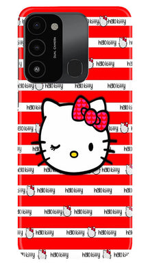 Hello Kitty Mobile Back Case for Tecno Spark 8C (Design - 323)