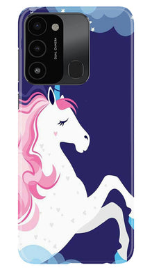 Unicorn Mobile Back Case for Tecno Spark 8C (Design - 324)