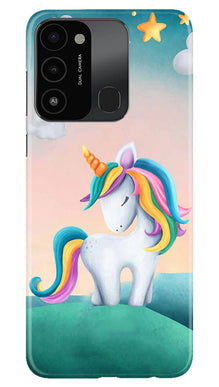 Unicorn Mobile Back Case for Tecno Spark 8C (Design - 325)