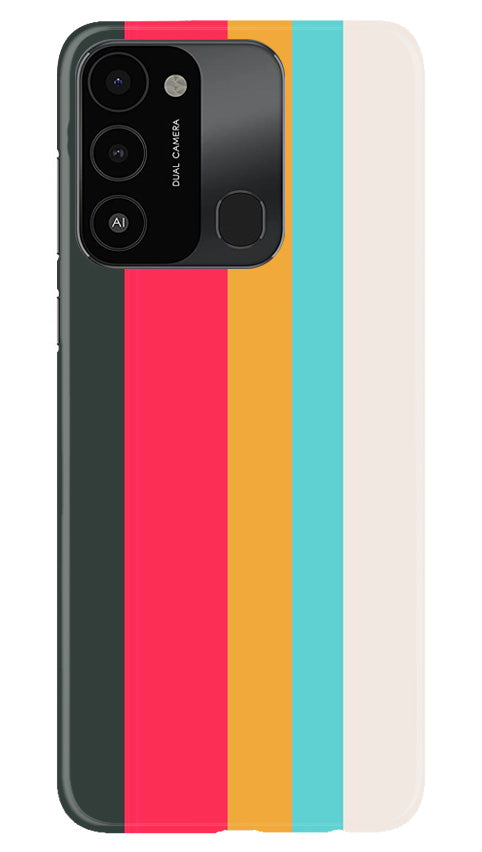 Color Pattern Mobile Back Case for Tecno Spark 8C (Design - 328)
