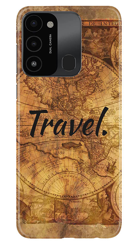 Travel Mobile Back Case for Tecno Spark 8C (Design - 334)