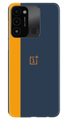 Oneplus Logo Mobile Back Case for Tecno Spark 8C (Design - 353)