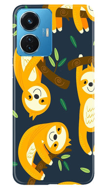 Racoon Pattern Mobile Back Case for Vivo T1 44W (Design - 2)