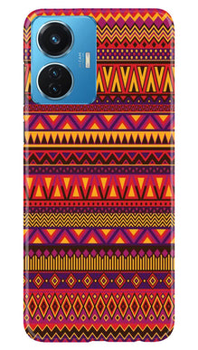 Zigzag line pattern2 Mobile Back Case for Vivo T1 44W (Design - 10)