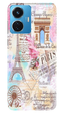 Paris Eiftel Tower Mobile Back Case for Vivo T1 44W (Design - 54)