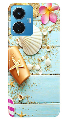 Sea Shells Mobile Back Case for Vivo T1 44W (Design - 63)