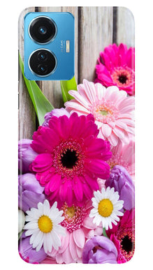 Coloful Daisy2 Mobile Back Case for Vivo T1 44W (Design - 76)