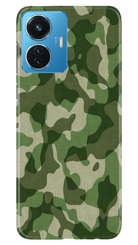 Army Camouflage Case for Vivo T1 44W  (Design - 106)