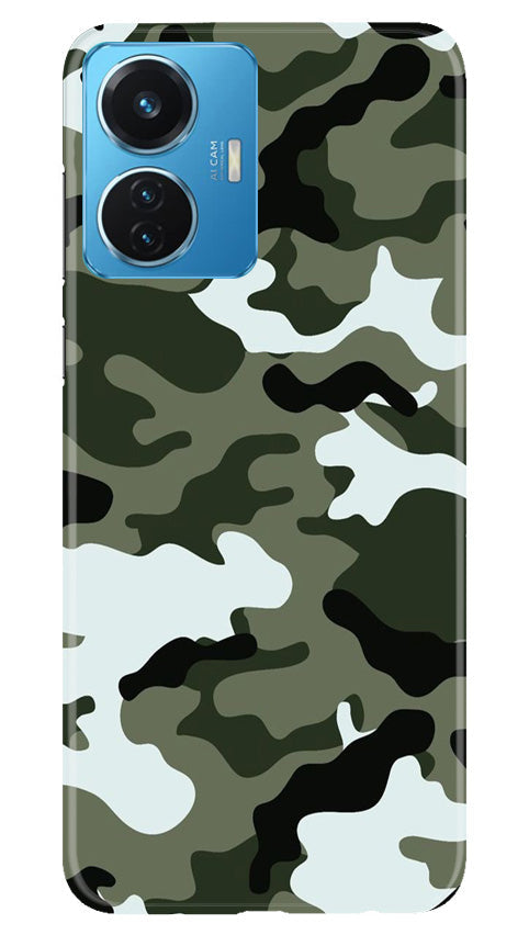 Army Camouflage Case for Vivo T1 44W  (Design - 108)