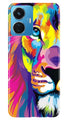 Colorful Lion Case for Vivo T1 44W  (Design - 110)