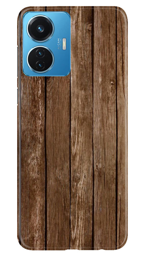 Wooden Look Case for Vivo T1 44W  (Design - 112)