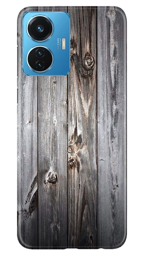 Wooden Look Case for Vivo T1 44W  (Design - 114)