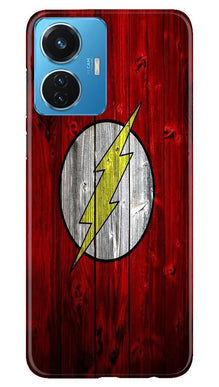 Flash Superhero Mobile Back Case for Vivo T1 44W  (Design - 116)