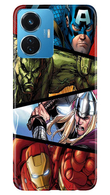 Avengers Superhero Mobile Back Case for Vivo T1 44W  (Design - 124)
