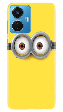 Minions Mobile Back Case for Vivo T1 44W  (Design - 128)